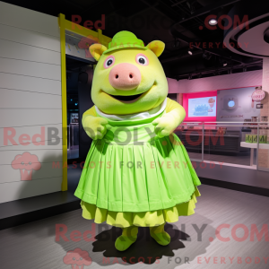 Lime Green Pig...
