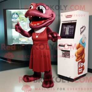 Maroon Titanoboa mascot...