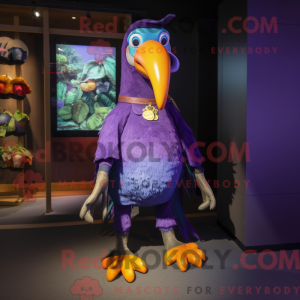 Purple Toucan mascot...