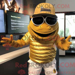 Gold Trilobite mascot...