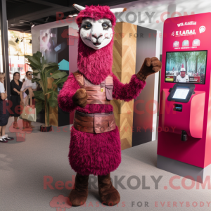 Costume de mascotte de lama...