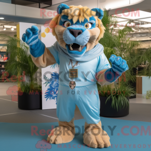 Disfraz de mascota Sky Blue...
