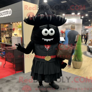 Black Tacos mascot costume...