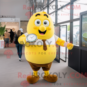 Gul kartoffel maskot...