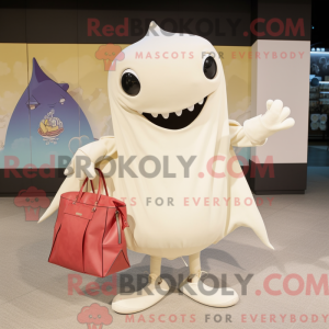 Cream Stingray maskot...