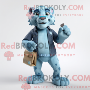 Costume de mascotte de Cyan...
