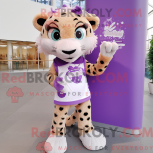 Lavendel Gepard máscara de...