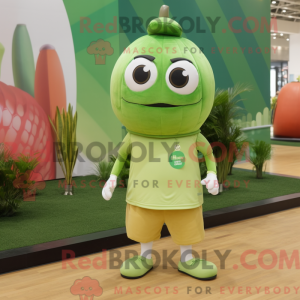 Olive Melon-mascottekostuum...
