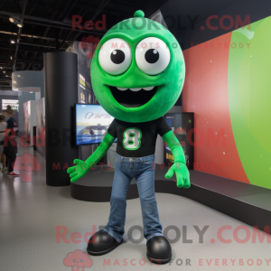 Black Green Bean mascot...