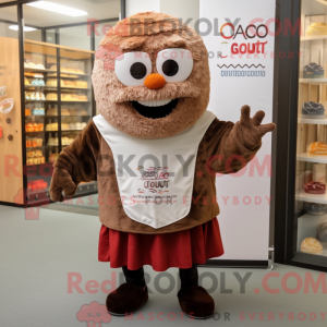 Rust Cupcake mascot costume...