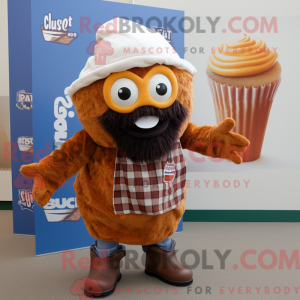 Rust Cupcake maskot kostume...