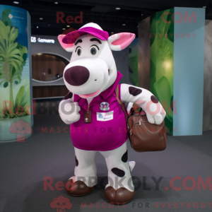 Máscara de vaca Magenta...