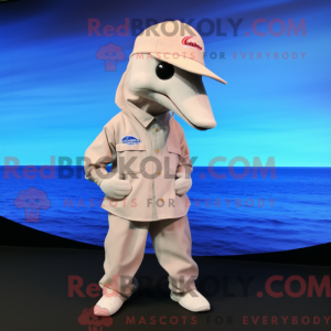Costume mascotte de dauphin...