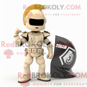 Creme Spartan Soldier...
