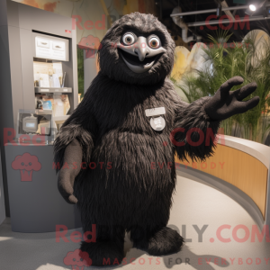 Black Sloth mascottekostuum...