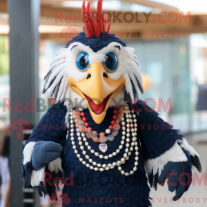 Navy Roosters mascot...