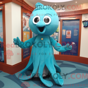 Disfraz de mascota de pulpo...