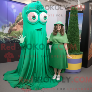 Postava maskota Green Fried...