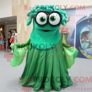 Postava maskota Green Fried...