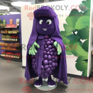 Lilla Grape maskot kostume...