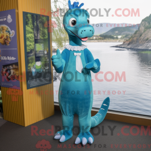 Blaues Loch Ness Monster...