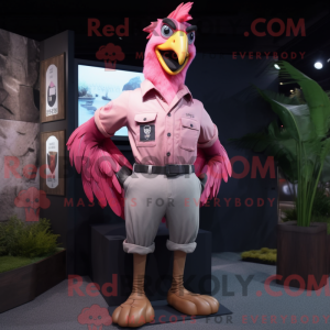 Maskotka Pink Roosters...