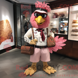 Maskotka Pink Roosters...