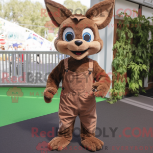 Brown Chupacabra mascot...