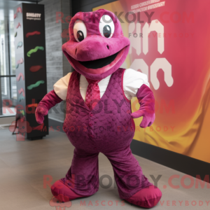 Magenta Python mascot...