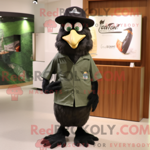 Olive Crow-maskotdraktfigur...