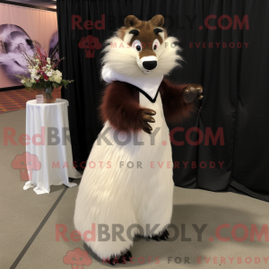 Brown Skunk mascot costume...