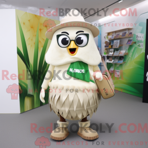 Crème Kiwi-mascottekostuum...