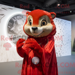 Red Weasel maskot...