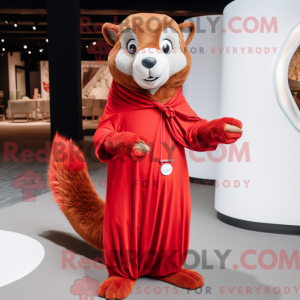 Red Weasel maskot...