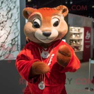 Costume mascotte de belette...