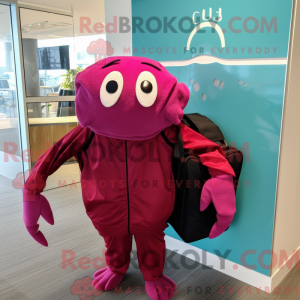 Disfraz de mascota Magenta...