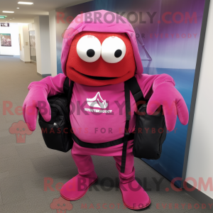 Disfraz de mascota Magenta...