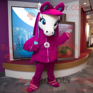 Postava maskota Magenta...