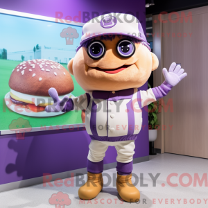 Lawendowa maska hamburger...