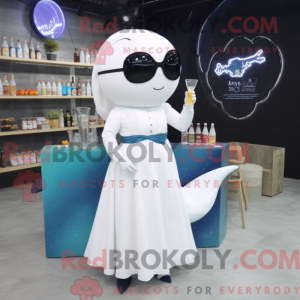White Whale maskot kostume...