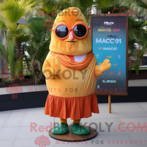 Rust Mango mascottekostuum...