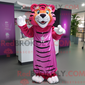 Magenta Tiger mascot...