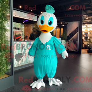 Postava maskota Cyan Swans...