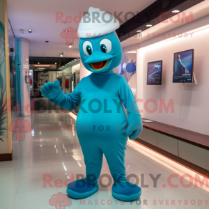 Maskotdraktfiguracja Cyan...