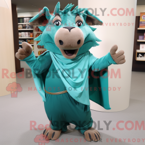 Postava maskota Teal Wild...