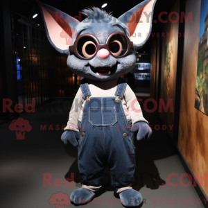 Vleermuis mascotte kostuum...