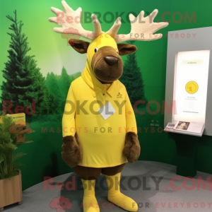 Costume de mascotte d élan...
