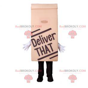 Mascot paper bag. Fast food mascot - Redbrokoly.com