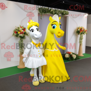 Lemon Yellow Mare mascot...