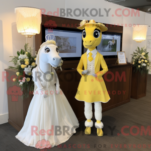 Lemon Yellow Mare mascot...